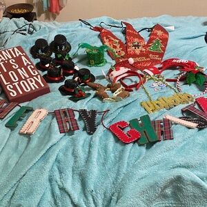 Festive Christmas Photo Booth Decor Set